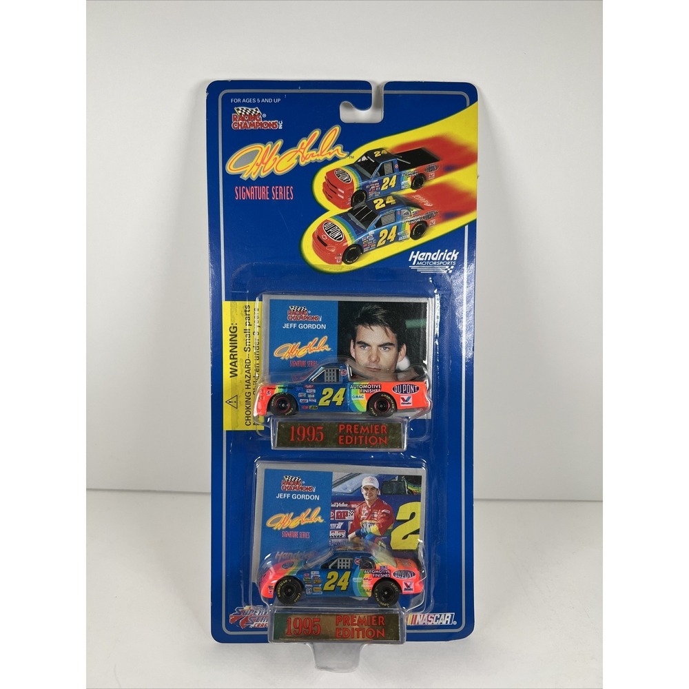 1995 Racing Champions #24 Jeff Gordon 2 Pack 1/64 Nascar Truck/Car  Diecast (10)